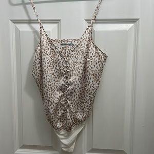 Abercrombie and ditch leopard bodysuit